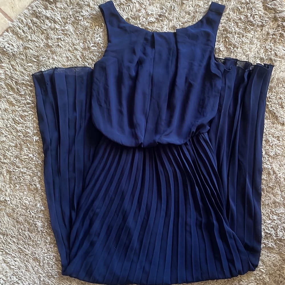 Navy maxi dress